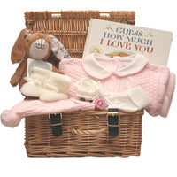 Baby girl gift hamper Guess How Much I Love You