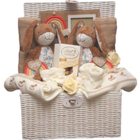 GHMILY Twin Baby Hamper Full of Baby Essentials and Chocolates