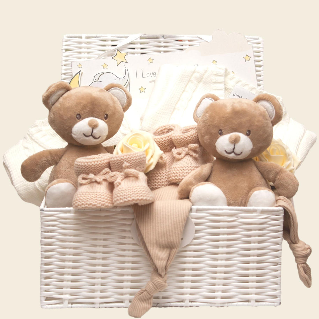 Teddy Dreams Unisex Baby Gift Hamper for Twins