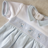 Baby Boy Rabbit Romper