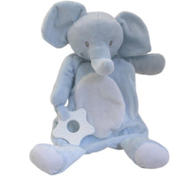 Blue Eco Elephant Teether Comforter for Baby