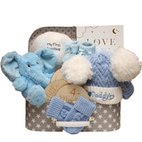 Little Champ Elephant Baby Boy Hamper