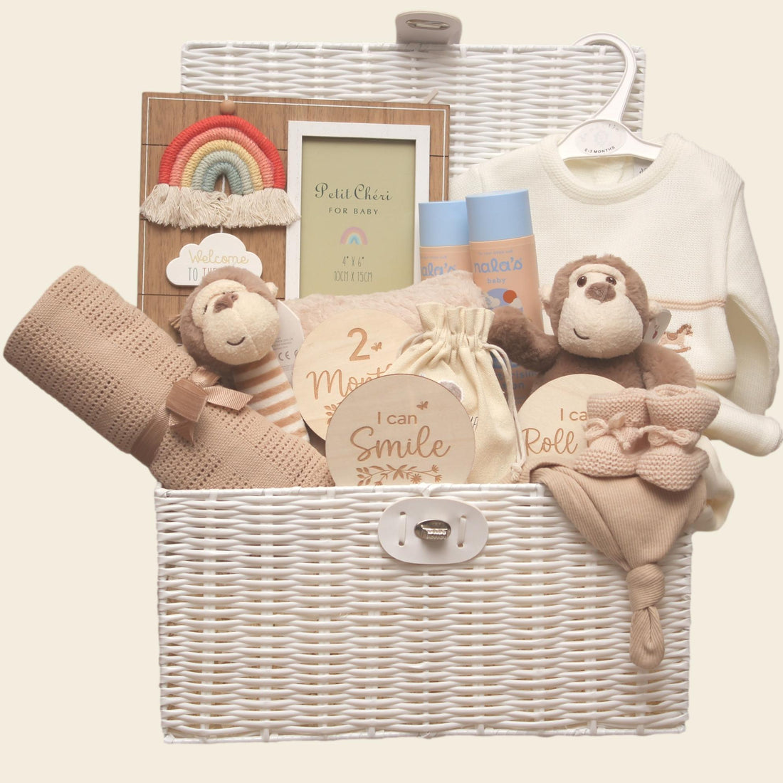 Monkey Baby Hamper With Newborn Essentials