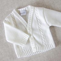 White Cardigan Unisex