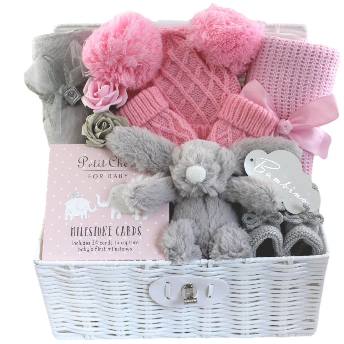 Itsy Baby Girl Gift Hamper with Milestone Cards