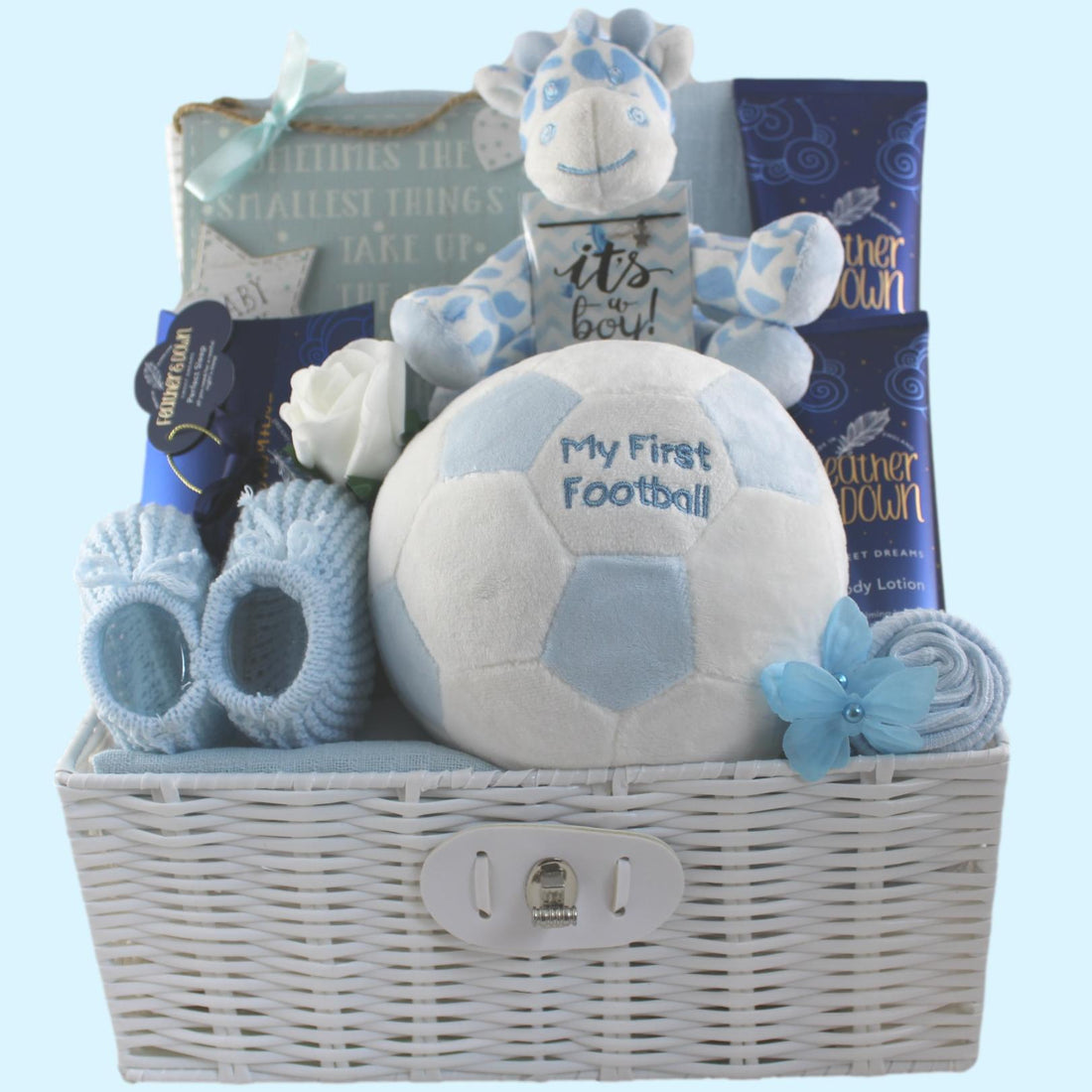 My First Football Mummy and Baby Boy Gift Hamper