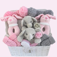 Pompom Baby Gift Hamper for Twin Girls