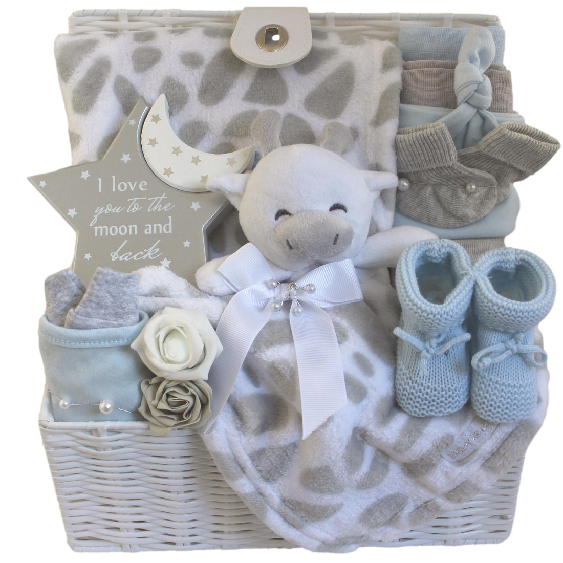 Stretchy the Giraffe Baby Boy Gift Hamper
