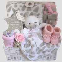 Stretchy the Giraffe Baby Girl Gift Hamper