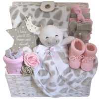 Stretchy the Giraffe Baby Girl Gift Hamper