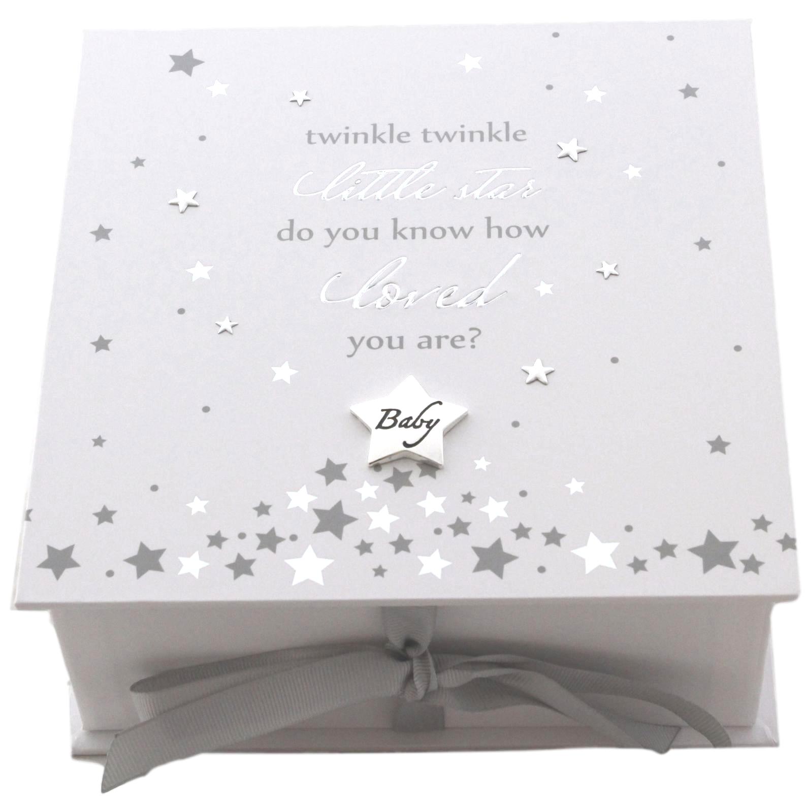 Silver keepsake box hot sale baby