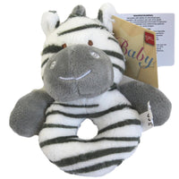Zooma Zebra Ring Rattle