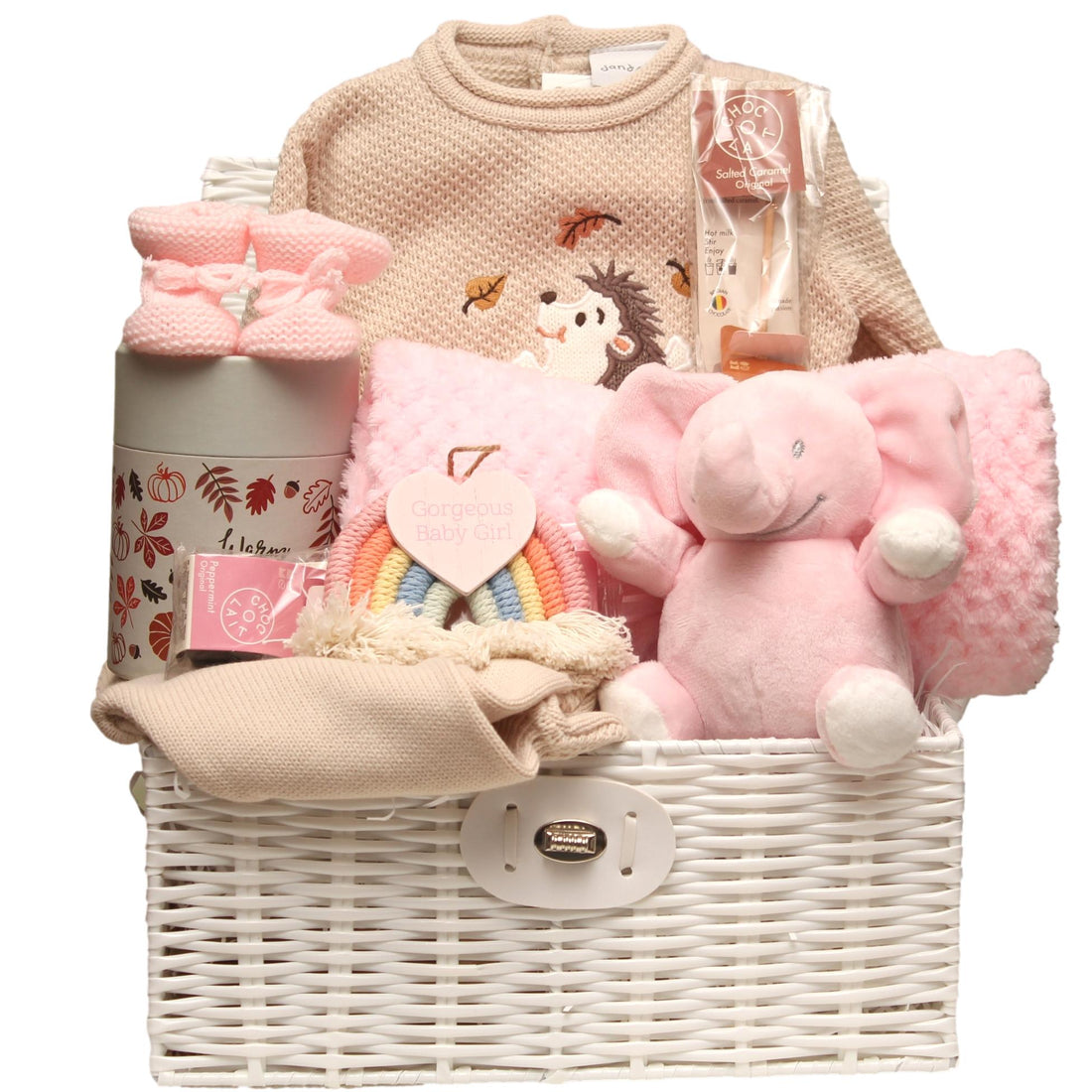Baby girl gift hamper autumn essentials for baby