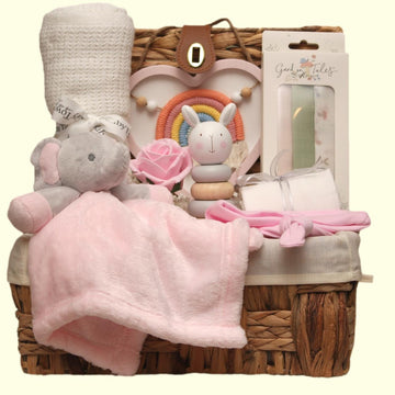 Small Pink Elephant Hamper 