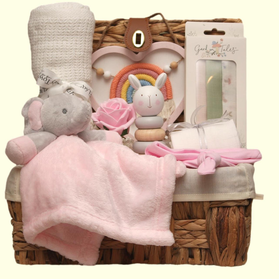 Small Pink Elephant Hamper 
