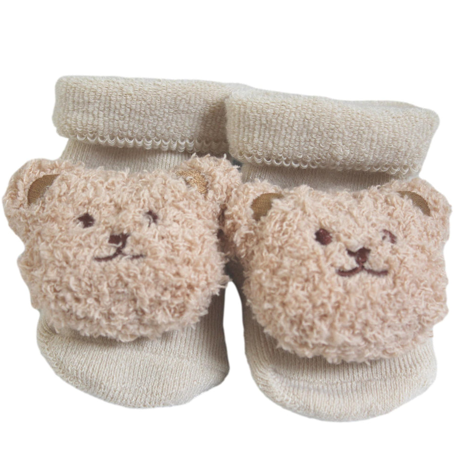 Baby Bootie Socks with Teddy Finish