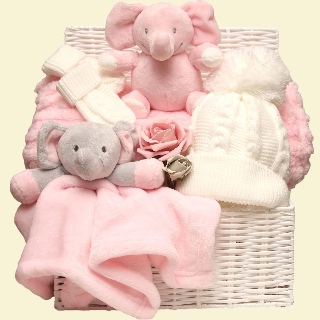 Baby girl elephant gift hamper