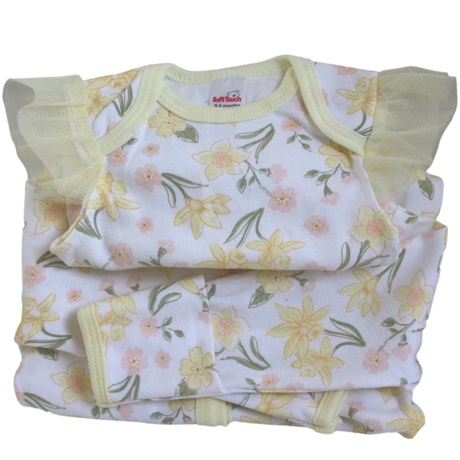 Baby Girl Floral Two Piece Clothes Set