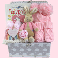 Baby Girl Gift Hamper - My Bedtime Stories with Flopsy Bunny