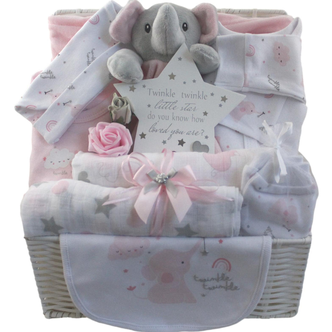 Baby Girl Gift Hamper With Baby Essentials 