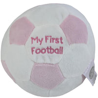 Baby Girl My First Football Rattle Toy