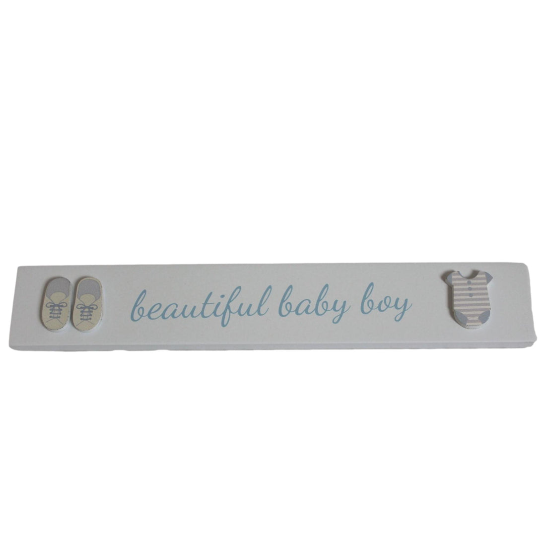 Beautiful Baby Boy Mantle Plaque