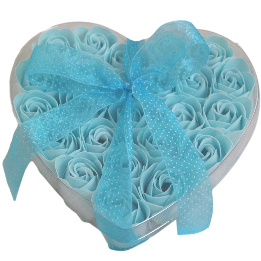 Blue Rose Soap Flower Gift Set