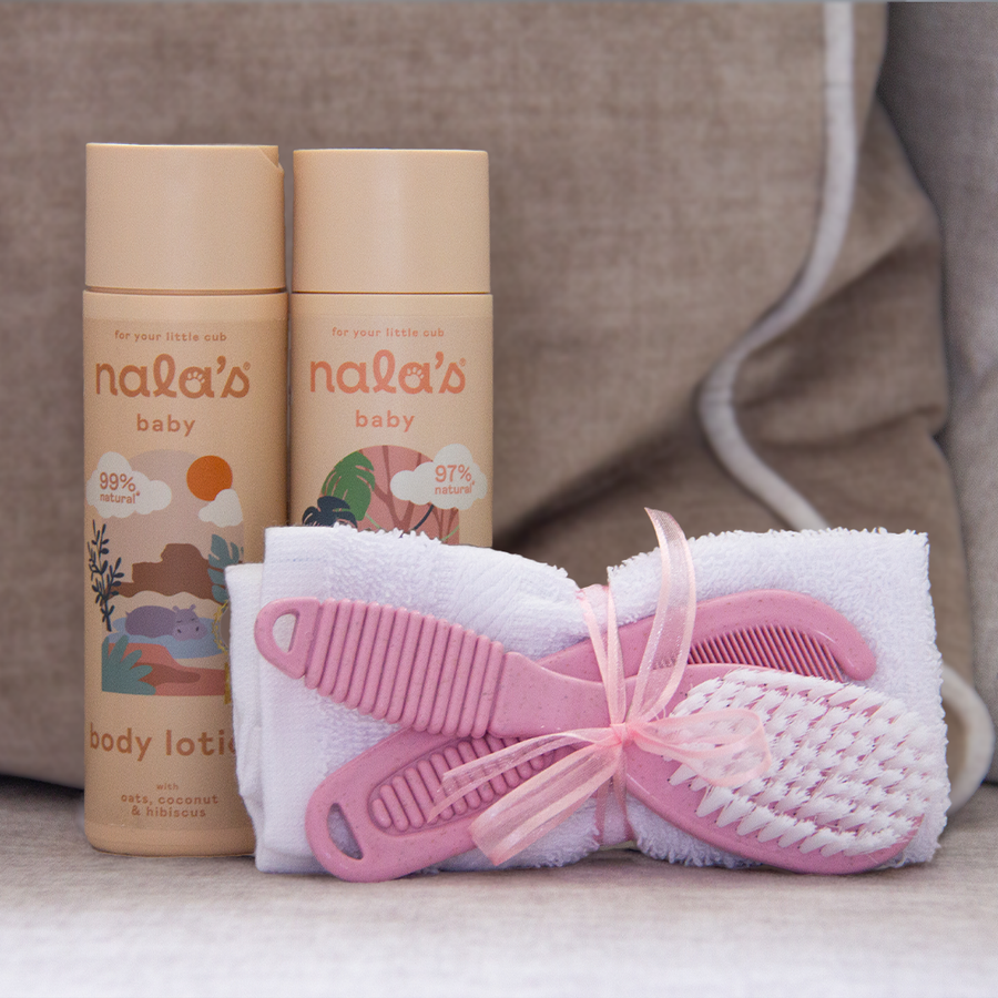 Brush And Comb Set Wash Cloth Nalas Baby