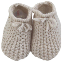 Coffee Unisex Baby Booties