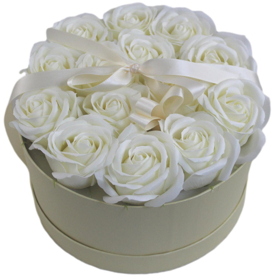 Cream Soap Flower Bouquet