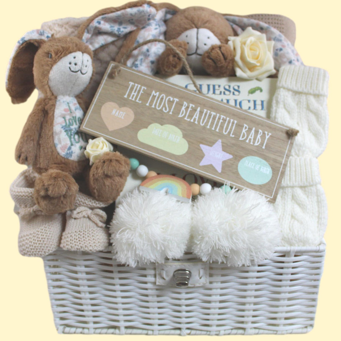 Deluxe Guess How Much I Love You Unisex Baby Gift Hamper