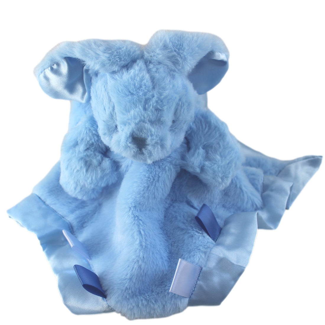 Fluffy Bunny Baby Comforter Toy