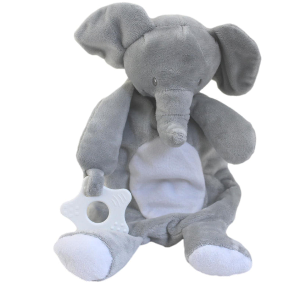 Grey Eco Elephant Teether Comforter