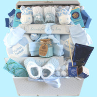 Little Footballers Deluxe Pamper Hamper for Twins Boy and Parents