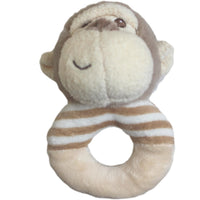 Marcel the Monkey Baby Ring Rattle