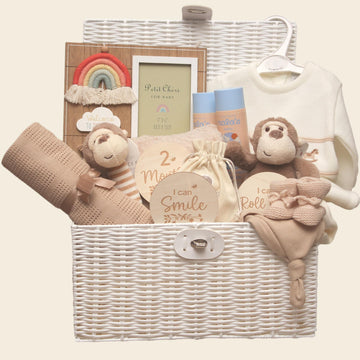 Monkey Baby Hamper With Newborn Essentials 