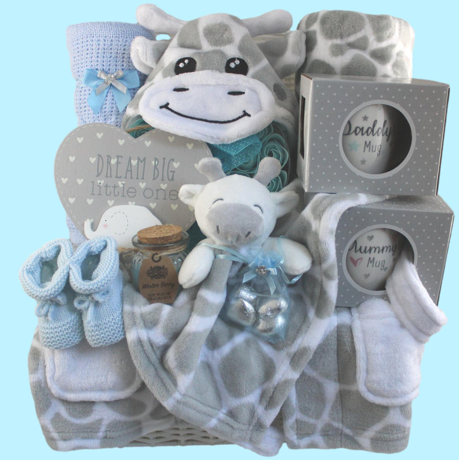 Mummy, Daddy and Baby Boy Pamper Hamper