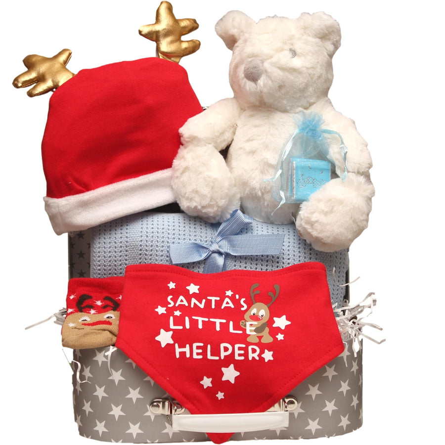My First Christmas baby boy hamper 