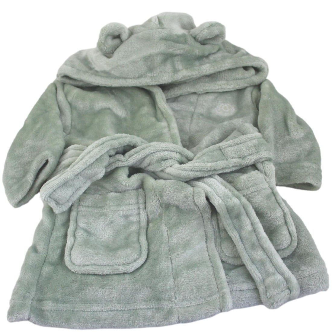 Sage Green Baby Dressing Gown