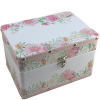 Small Floral Wooden Box