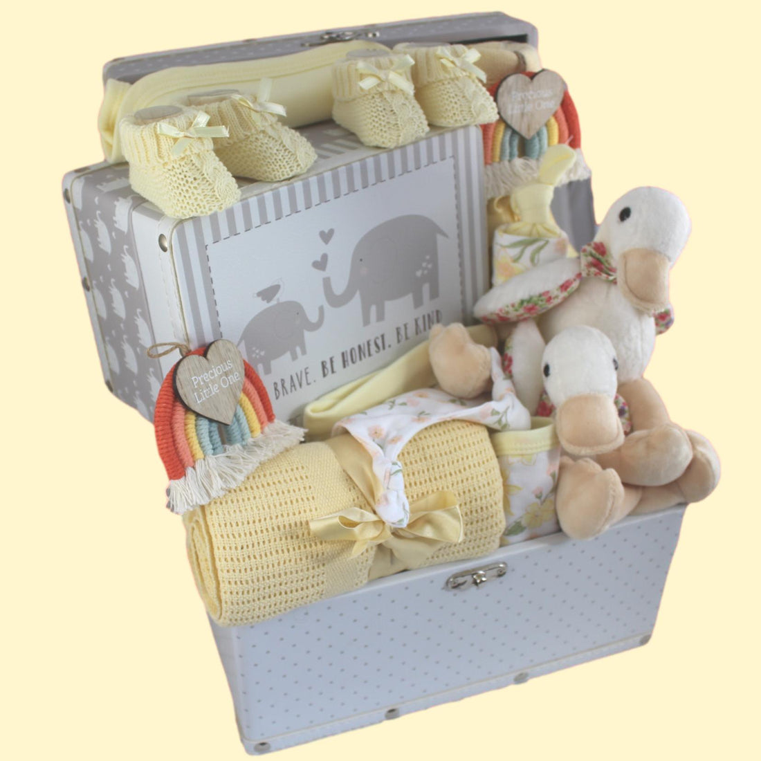 Two Little Ducks Baby Gift Hamper for Girl Twins