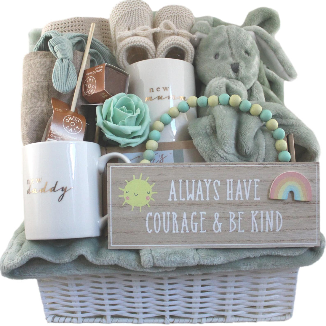 Unisex baby gift hamper-cuddle time and gifts for new parents