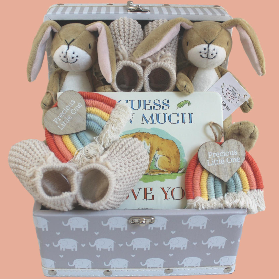 Unisex Baby Gift Hamper for Twins Moon and Back