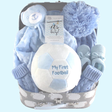 Baby Boy Gift Set with My First Football