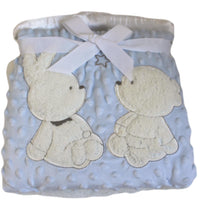 Blue Bunny and Bear Baby Wrap