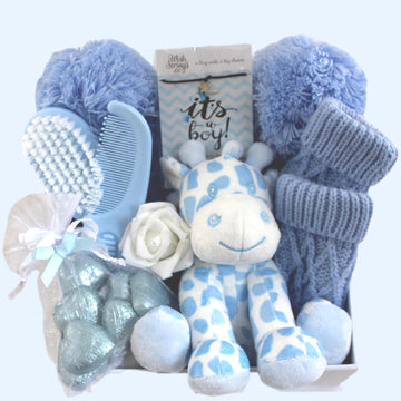 Bobbles Packed Keepsake Box for a Baby Boy