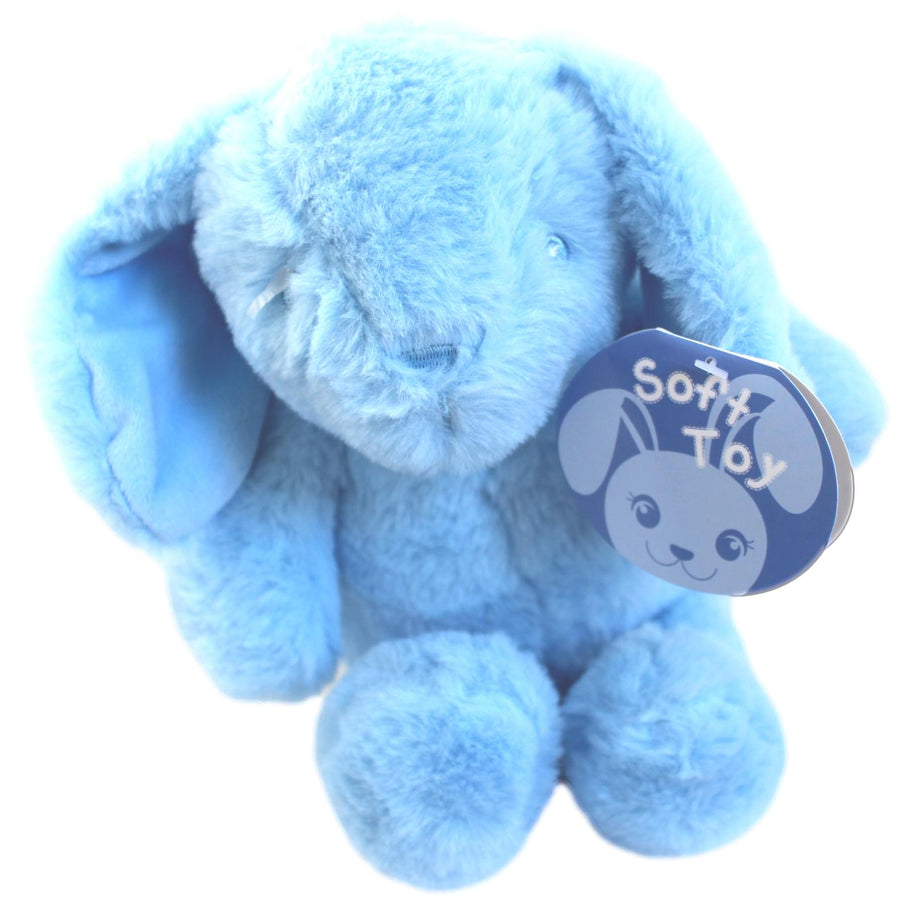 Bunny Teddy Blue Soft Touch