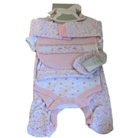 Flowers Baby Girl Layette Set