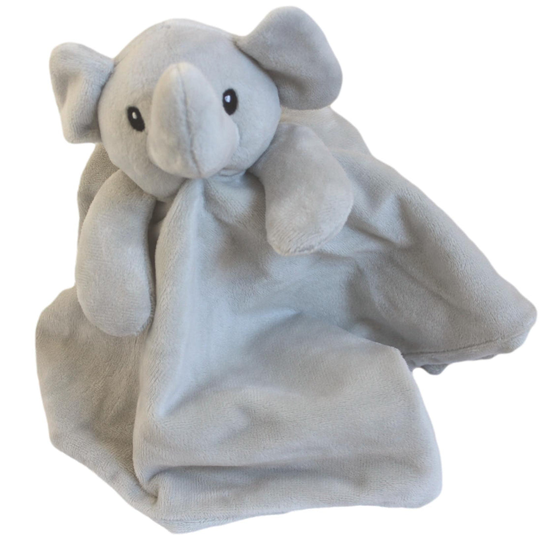 Grey Elephant Baby Comforter Soft Touch