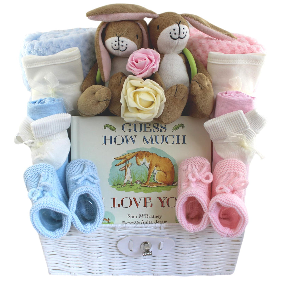 Guess How Much I Love You Baby Gift Hamper for Boy and Girl Twins